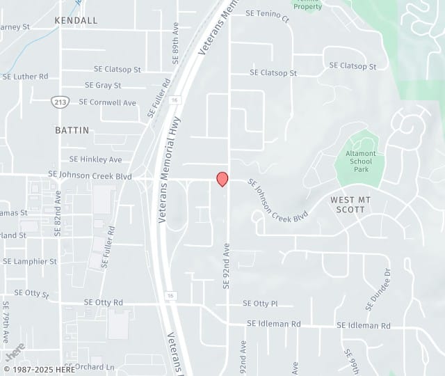 Location Map: 9200 Southeast 91st Avenue, Ste 100 Portland, Oregon 97086